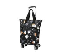 BaotyJie Zaino Trolley Trolley Nero Design Gatto per Trolley da Viaggio da Donna