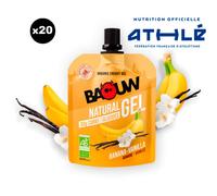 BAOUW Gel Naturels Bio 85g Banane-vanille Pack X20 - Unisex - Giallo - Taglia unica- modello 2026