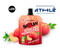 BAOUW Gel Naturels Bio 85g Pêche-thé Matcha Pack X20 - Unisex - Arancione / Rosa - Taglia unica- modello 2025