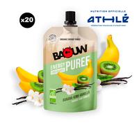 BAOUW Puree Bio Banane-kiwi-vanille Pack X20 - Unisex - Giallo / Verde - Taglia unica- modello 2025