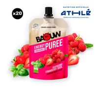 BAOUW Puree Bio Framboise-fraise-basilic Pack X20 - Unisex - Rosa - Taglia unica- modello 2026