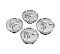 BAOYBS 4 Tappi Coprimozzi Auto per Citr-oen DS3 DS4 DS5 DS6 DS7 C1 C2 C3 C4 C5 C6 C8, Impermeabili Antipolvere Copricerchi Resistente Ai Graffi ABS di Alta qualità Tappi di Cerchioni 60 mm,Silver