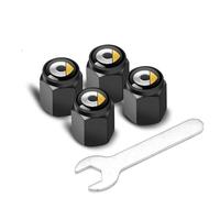 BAOYBS 4 Tappi Coprivalvola Pneumatici per Smart Crossblade 2001-2006, Coperture Valvola Resistenti con Guarnizione Interna Resistenti a Corrosione Tappino Valvola