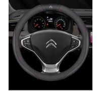 BAOYBS Coprivolante Auto per Citroen DS Spirit DS3 DS4 DS5 DS6 DS7 C1 C2 C3 C4 C5, Antiscivolo Traspirante Copri Sterzo Macchina Fodera Avvolgente Presa Confort Regali Donna e Uomo,Type O-1
