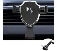 BAOYBS Porta Cellulare Auto per DS 3 Crossback DS7 DS4 DS3 DS Spirit, Presa Aria supproto Telefono Auto Flessibile Regolabile Rilascio con Un clic Antiscivolo Antiurto,Black-1