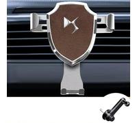 BAOYBS Porta Cellulare Auto per DS Spirit DS3 DS4 DS4S DS5 DS 5LS DS6 DS7, Presa Aria supproto Telefono Auto Flessibile Regolabile Rilascio con Un clic Antiscivolo Antiurto,Silver-1