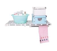 Baoyouni scaffale modulare espandibile armadio regolabile rack separatore Layered organizer portaoggetti separatore del asta appendiabiti per cucina armadio guardaroba bagno vano 55-90cm