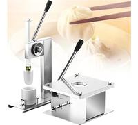 Baozi Maker, Bun Dumpling Maker Stampo Acciaio Cinese Bao Fare Stampo per Cucinare Delicious Baozi, Baozi Maker con Macchina per la Stampa Di Pasta, Macchina Di Chiusura e Stampi, Mediummask, JYLSSK