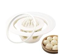 Baozi Maker Machine, pressa per gnocchi e baozi da 7 pollici, stampo a vapore pieghevole, strumento manuale per tagliare la pelle da pasticceria, per cucinare, cuocere a casa, preparazione della pasta