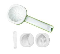 Baozi Maker - Stampo Per Da 8,46 Pollici | Stampo Per Pasticceria Manuale Per | Per Mooncakes Domestici Della Cucina 'appartamento, Set Da 5 Pezzi Strumento Antiaderente In PET PP A