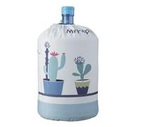 BAOZOON Copertura protettiva riutilizzabile per dispenser d'acqua da 5 galloni, copertura protettiva per bottiglia d'acqua da 5 galloni, copertura per brocca d'acqua per casa e ufficio (cactus)
