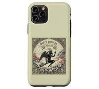 Baphomet Capra Cavalcando una strega scopa scusa devo andare Custodia per iPhone 11 Pro