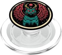 Baphomet satanico occulto del gatto del diavolo PopSockets PopGrip per MagSafe