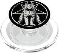 Baphomet satanico occulto del gatto del diavolo PopSockets PopGrip per MagSafe