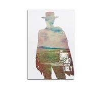 BAPINGM Poster artistico decorativo da parete per camera da letto, motivo: The Good, The Bad And The Ugly, 50 x 75 cm, senza cornice