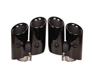 Bapmic 2X Silenziatore Terminali di Scarico Terminali per Porsche Macan 2.0T 2014 2015 2016, 2017 2018