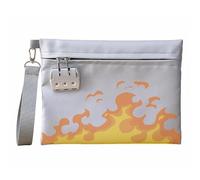 BAPPKON Borsa portadocumenti ignifuga con serratura a combinazione, borsa impermeabile ignifuga per documenti importanti, passaporti, contanti, gioielli e oggetti di valore, custodia sicura