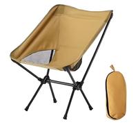 BAPPKON Sedia da campeggio pieghevole leggera, compatta e portatile, ultraleggera, per adulti e bambini, ideale per spiaggia, giardino, pesca, escursionismo e picnic, con borsa per il trasporto
