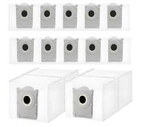 BAPPKON Set di 12 sacchetti integrati per aspirapolvere robot Ecovacs T50/T50 Pro/T50 Max Pro Omni, T80 Omni, X8/X9 Pro Omni, T30C Pro Omni. sacchetti per la polvere compatibili, ricambi sacchetti per