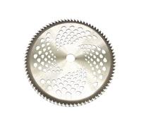BAPPRJJ Testa del Tosaerba 1pc 40/60/80 Denti, Set Fisso di Quattro Pezzi con Disco in Legno for Prato, Parti Erbacce da Giardino(80T)
