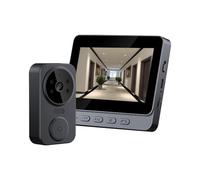 BAPPRJJ Videocitofono con schermo IPS HD da 4,3'' - 2,4G, comunicazione bidirezionale, visione notturna