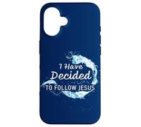 Baptism Christian Faith - I have Decided to Follow Jesus Custodia per iPhone 16