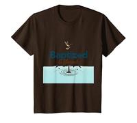 Baptized & Blessed Faith Colomba Battesimo Celebrazione Regalo Maglietta, Bambini, Marrone, 10 Anni