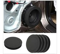 BAQI 4pcs Anello di Isolamento Universale da 6,5 Pollici Anello Isolante Pad in Cotone insonorizzato per Auto Porta Altoparlante Kit di potenziamento dei Bassi