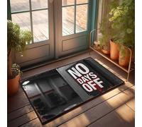 Bar Accessories Man Cave Cartello motivazionale palestra con scritta "No Days Off" zerbino Room Stuff Fall Decor Outdoor (65 x 90 cm)