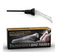 Bar Amigos Ã‚® Kingfisher Aerator Pourer Wine Aeration Spout Bottle Pouring Taste Enhancer Gadget - Fits To Your Bottle of red of white With Ease - Perfect Drinking Gift by CKB Ltd