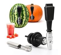 Bar Amigos - Kit con erogatore a rubinetto, ideale per anguria, zucca, ananas, tè ghiaccio, alcool e cocktail, per feste, con levatorsolo, per succo fai da te