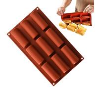Bar Cake Mold, Stuffed Chocolate Bar Mold, Chocolate Bar Mold, 9 Cavity Chocolate Mold, Baking Cake Mold, Cheesecake Budding Mold, Thick Chocolate Bar Mold, Cake Molds for Baking, Stuffed Bar Mold