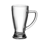 Bar commerciale semplice, squisito e durevole grande capacità ispessito pratico vetro con manico - 13 ° tazza 430 ml.