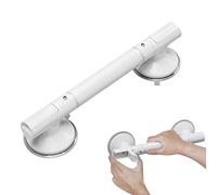 Bar compatto per handicap - barra di sequestro del bagno con manodopera in servizio pesante bianco | Supporto sicuro per vasche e docce, manico robusto