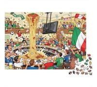 Bar del Club degli Ultras Italiani Puzzle in Legno Impermeabile Puzzles Da 1000 Pezzi Regali Per Adulti Divertenti Per Decorazioni Domestiche