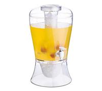 bar@drinkstuff Distributore di bevande da 6 litri con brocca, plastica senza BPA, con contenitore per cubetti di ghiaccio, può servire fino a 10 pinte