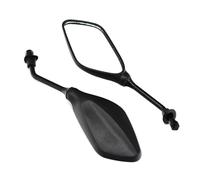 Bar End Laterale Specchietti 1 Paio di Specchietti per Moto Neri, Vista Posteriore Vetro Convesso Vite da 8 Mm Accessori per L'aggiornamento dello Specchietto Retrovisore della Moto