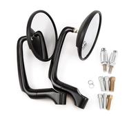 Bar End Laterale Specchietti 2 Pezzi 8mm 10mm Nero Argento Specchietto Moto Manubrio Specchietti Laterali Accessori di Aggiornamento Specchietto Retrovisore Moto