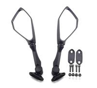 Bar End Laterale Specchietti per Ninja400 2018 2019 2020 2021 2022 2023 per Ninja250R 2008 2009 2010 2011 2012 Nero Moto Specchi Retrovisori Accessori