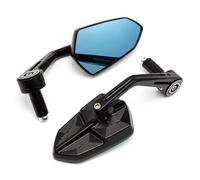 Bar End Laterale Specchietti per Z750 per Z800 per KLR650 per VStrom 650 7/8 "Moto Specchi Retrovisori Universale Bar End Manubrio Specchio Accessori