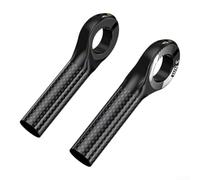 Bar End MTB in di Carbonio per Presa Comoda Bar End MTB in di | per Impugnatura ergonomica, riduce affaticamento mani, comfort lunghi viaggi, principi ingegneristici, guida rilassata(black)