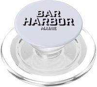 Bar Harbor Maine - Bar Harbor ME Block PopSockets PopGrip per MagSafe