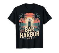 Bar Harbor Maine Classic Seagull Pier Memento Maglietta