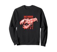 Bar Harbor Maine Vintage Aragosta Grafica Seafood Lovers Felpa