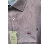 BAR Harbour BX0358 Vino Camicia a Maniche Lunghe Quadri 2XL 3X 4X 5XL
