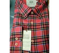BAR Harbour Rosso Scozzese T-Shirt BSO454 Camicia 2XL 3XL 4XL