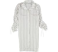 Bar III Camicia Donna Con Maniche A Nastro E Bottoni