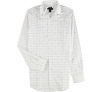 BAR III Uccelli On The Filo Camicia Bianco 35.6cm-36.8cm Collo 81.3cm-83.8cm