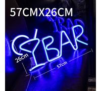 BAR Neon Sign Light Led Juice Letter Lampada Al Neon Party Night Light Lamp A7