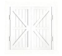 Bar Porte Oscillanti Interne, Portes a Battente per Bar, Chiusura automatica Porta da Saloon Interne in Legno Massello, Caffe Entrata Cucina Ristorante Decorazione(Bianco,126 * 90cm)